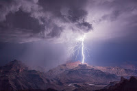 Lightning over Grand Canyon National Park