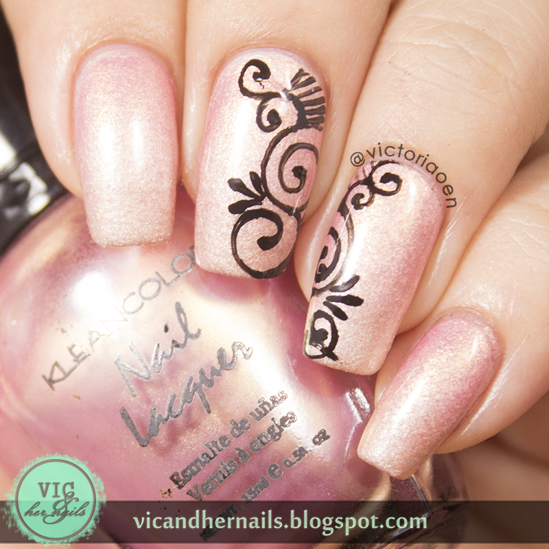 Vic and Her Nails: VicCopycat - "Filigree" by Tartofraises