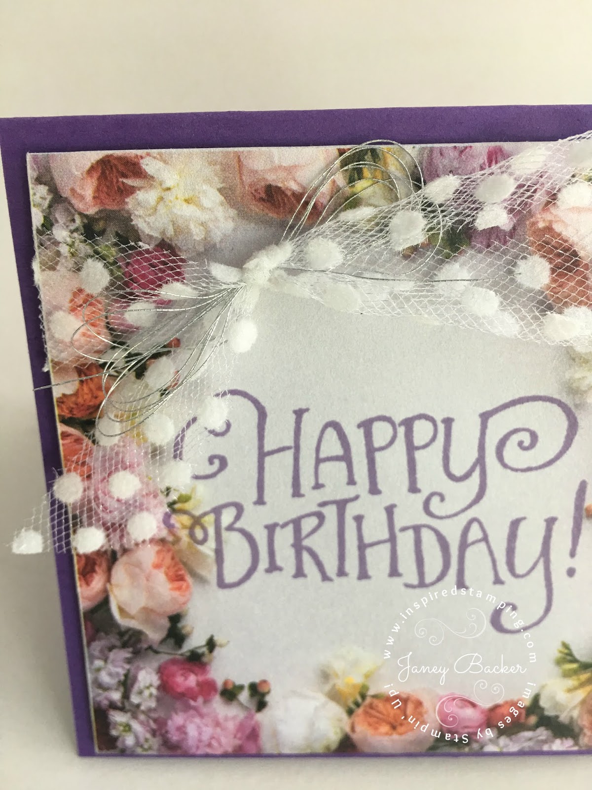 Inspired Stamping by Janey Backer: Cards Featuring Designer Series Paper
