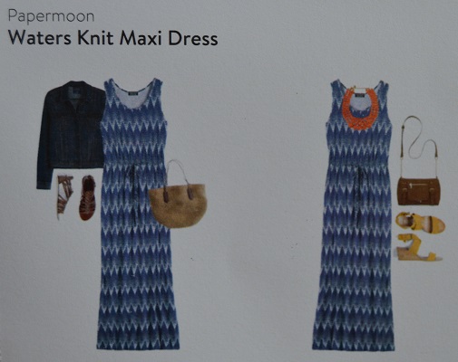 Papermoon Waters Knit Maxi Dress ~Light Blue 