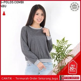 MNF082J159 Jaket Bl Wanita Polos Combi Atasan Sweater 2019 BMGShop