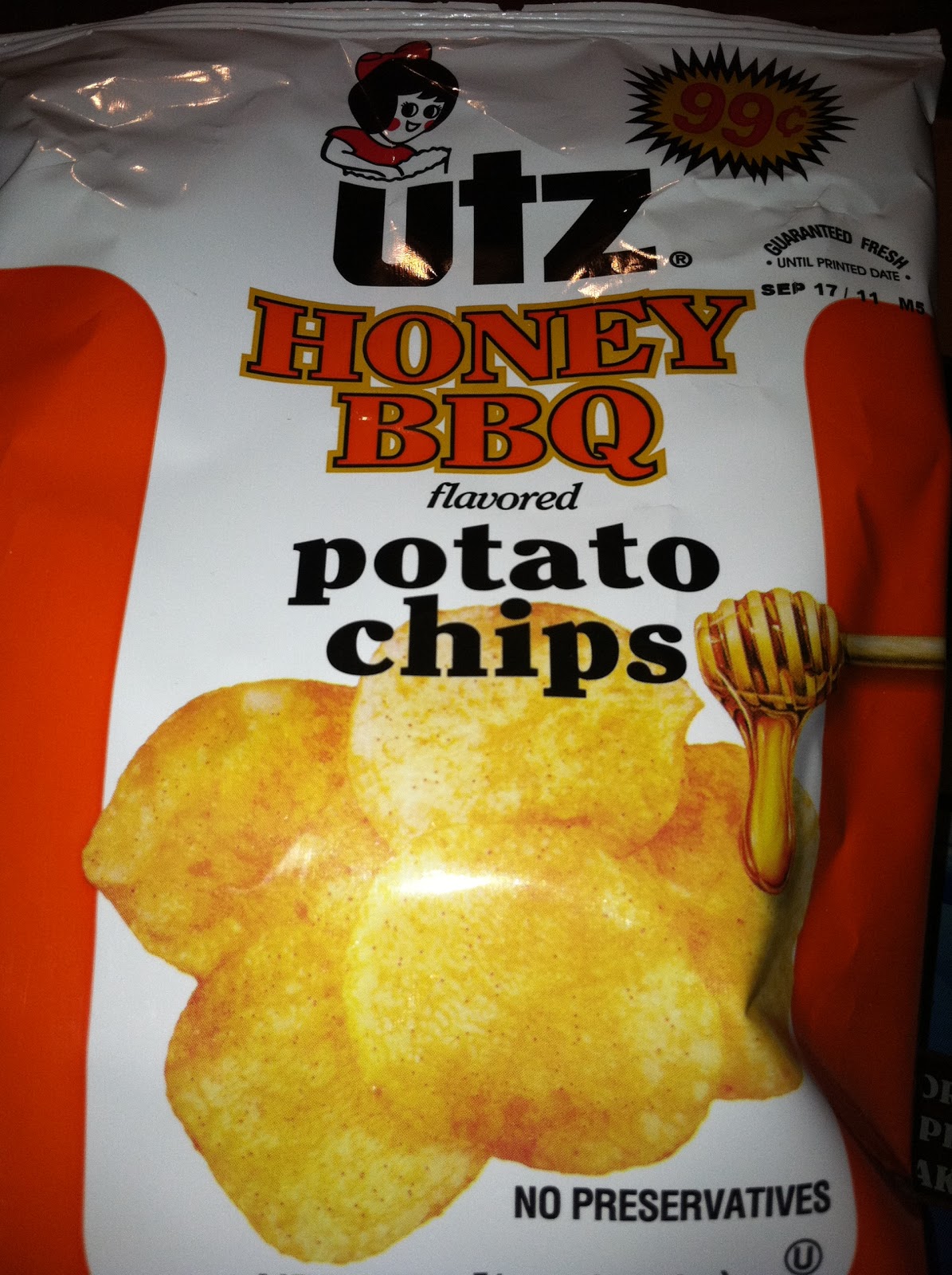 French Fry Diary French Fry Diary 255 Utz Honey BBQ