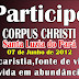 Adesivo comemorativo de Corpus Christi 2012