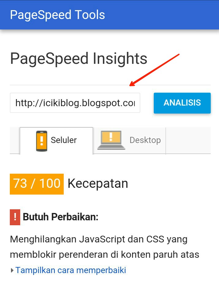 Cara Ngecek Kecepatan Loading Blog Dikala Di Akses - Suka Posting