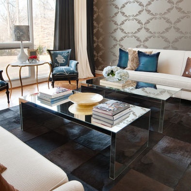 Decoración de Salas de color Azul | Cómo arreglar los Muebles en una