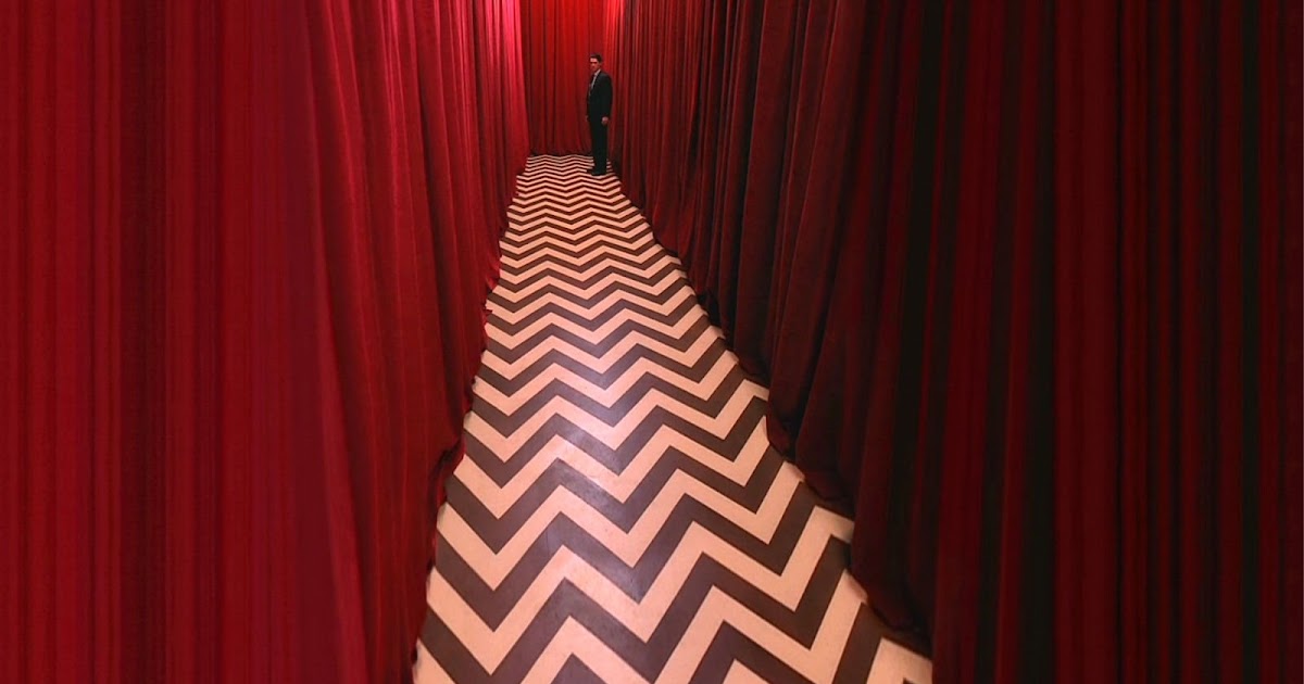 Rainbow Dark Cooper in the Red Room hallway