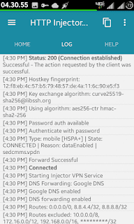 http injector lite sedc connection log