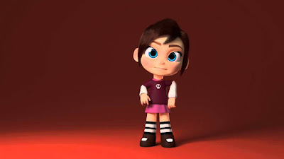 Disney style little girl animation