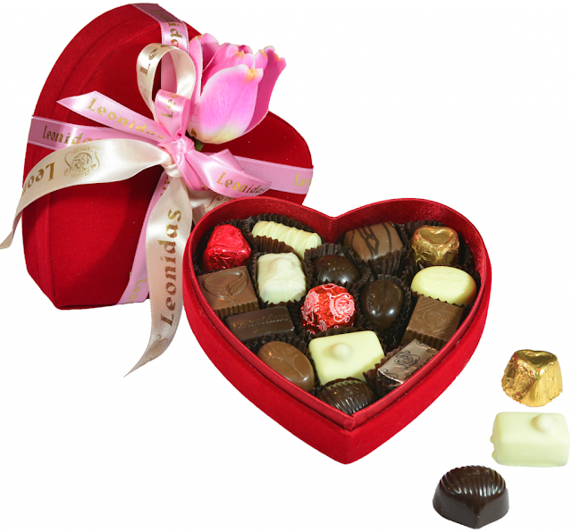 Hjerteformet chokolade box