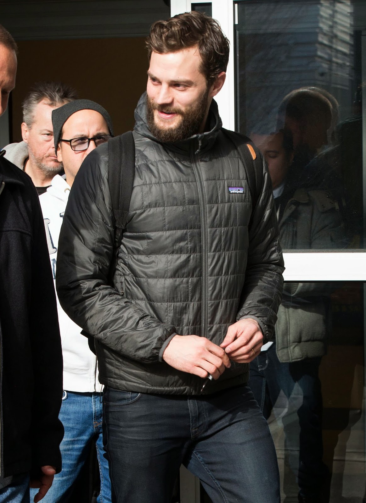 Fifty Shades Updates HQ PHOTOS Jamie Dornan Arriving in New York (Feb