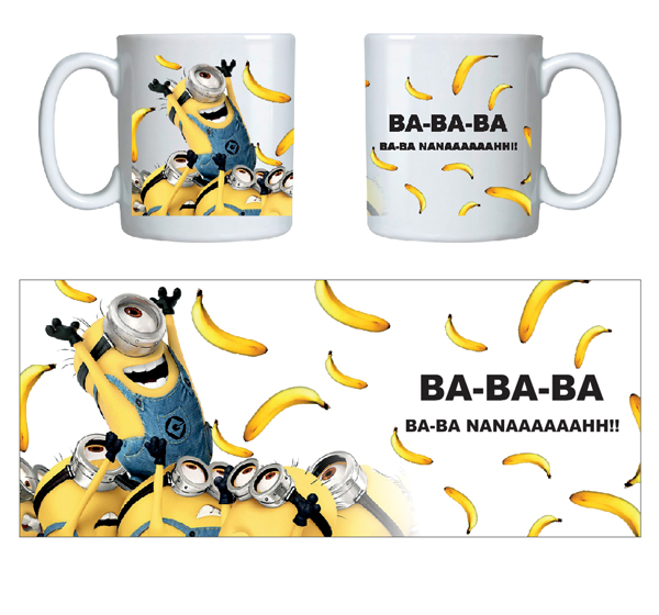 caneca criativa minions banana caneca criativa minions banana