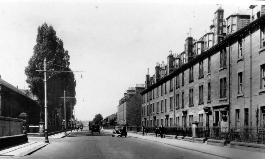 Tour Scotland Old Photograph Dunkeld Road Perth Perthshire Scotland