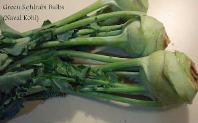 Uma's Culinary World: Fried Rice with Green Kohlrabi Leaves