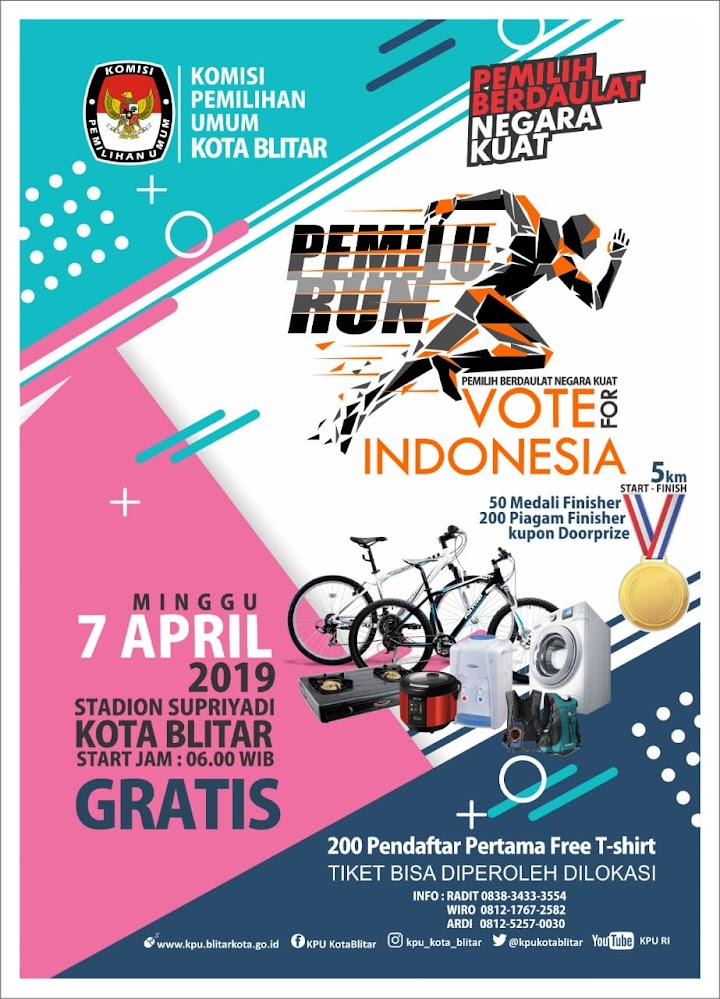 Pemilu Run - Blitar • 2019 Pemilu Run - Blitar • 2019