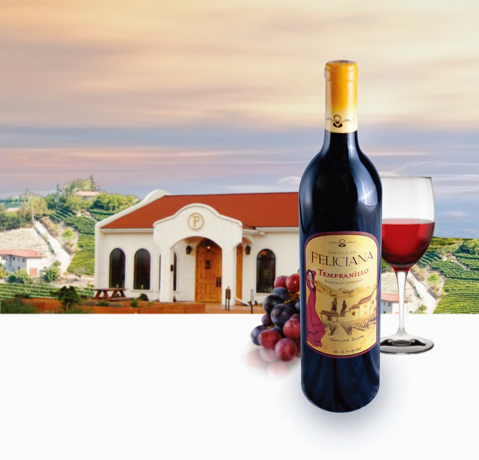 Wild Walla Walla Wine Woman™ Castillo de Feliciana Winery Rosebud