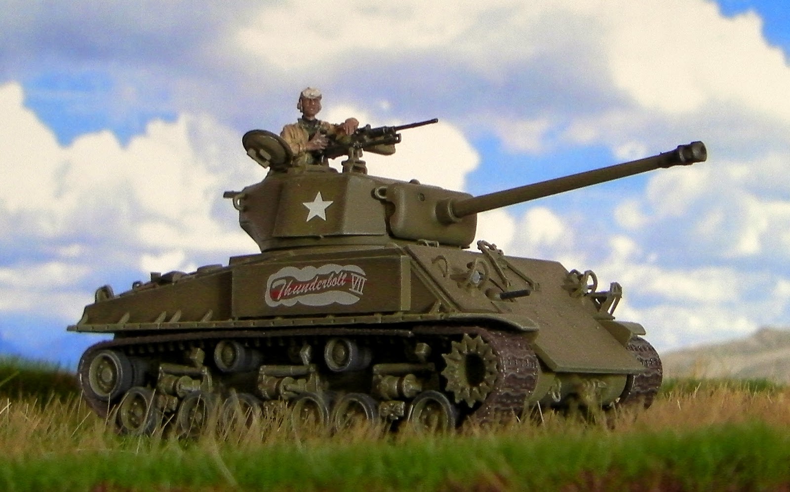 M4A3E8 Sherman Tank "Thunderbolt VII" .