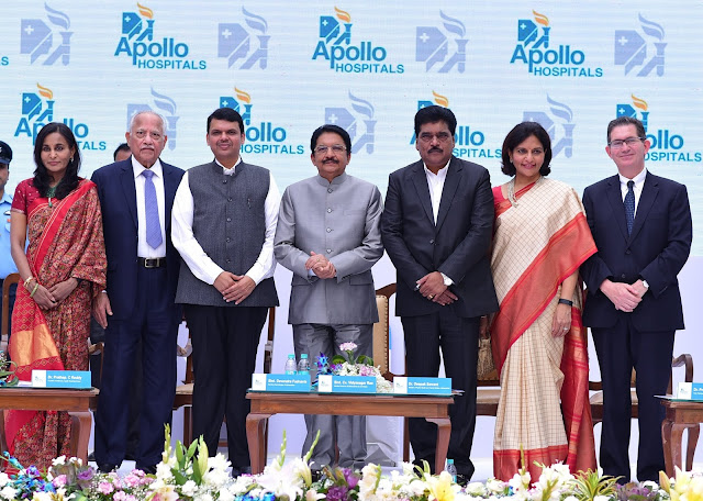 Shri CH.Vidyasagar Rao, Hon’ble Governor of Maharashtra and Shri Devendra Fadnavis, Hon’ble Chief Minister of Maharashtra inaugurate Apollo Hospitals Shri CH.Vidyasagar Rao, Hon’ble Governor of Maharashtra and Shri Devendra Fadnavis, Hon’ble Chief Minister of Maharashtra inaugurate Apollo Hospitals