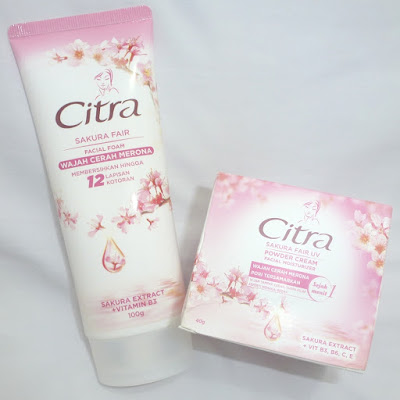 Footnote Review Citra Sakura Powder Cream Facial Foam