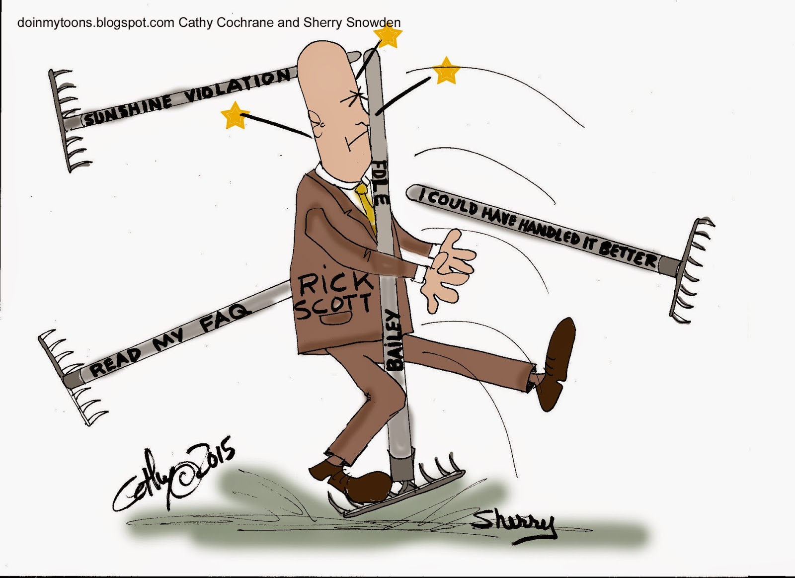 DoinMyToons Stepping on Rake after Rake