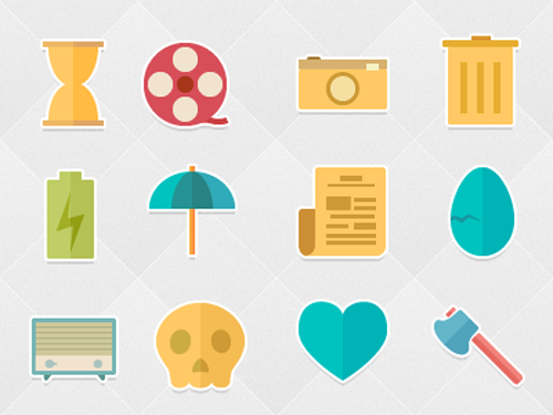 Flat Design Icons Sets