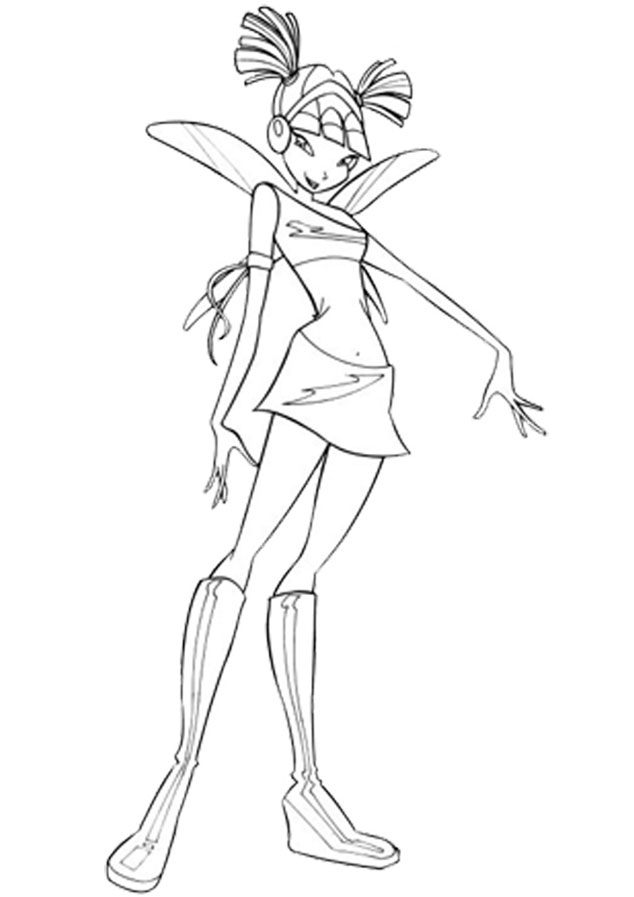 magic winx coloring pages - photo #18