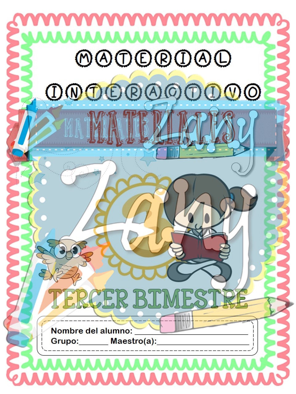 Materiales Zany Tercer Grado Bloque III Materiales Zany