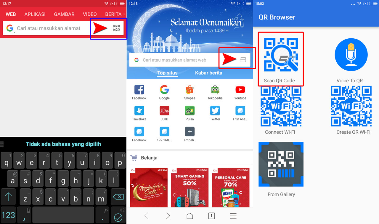Cara Membaca QR Code Scan di Receiver Parabola ALI3510C