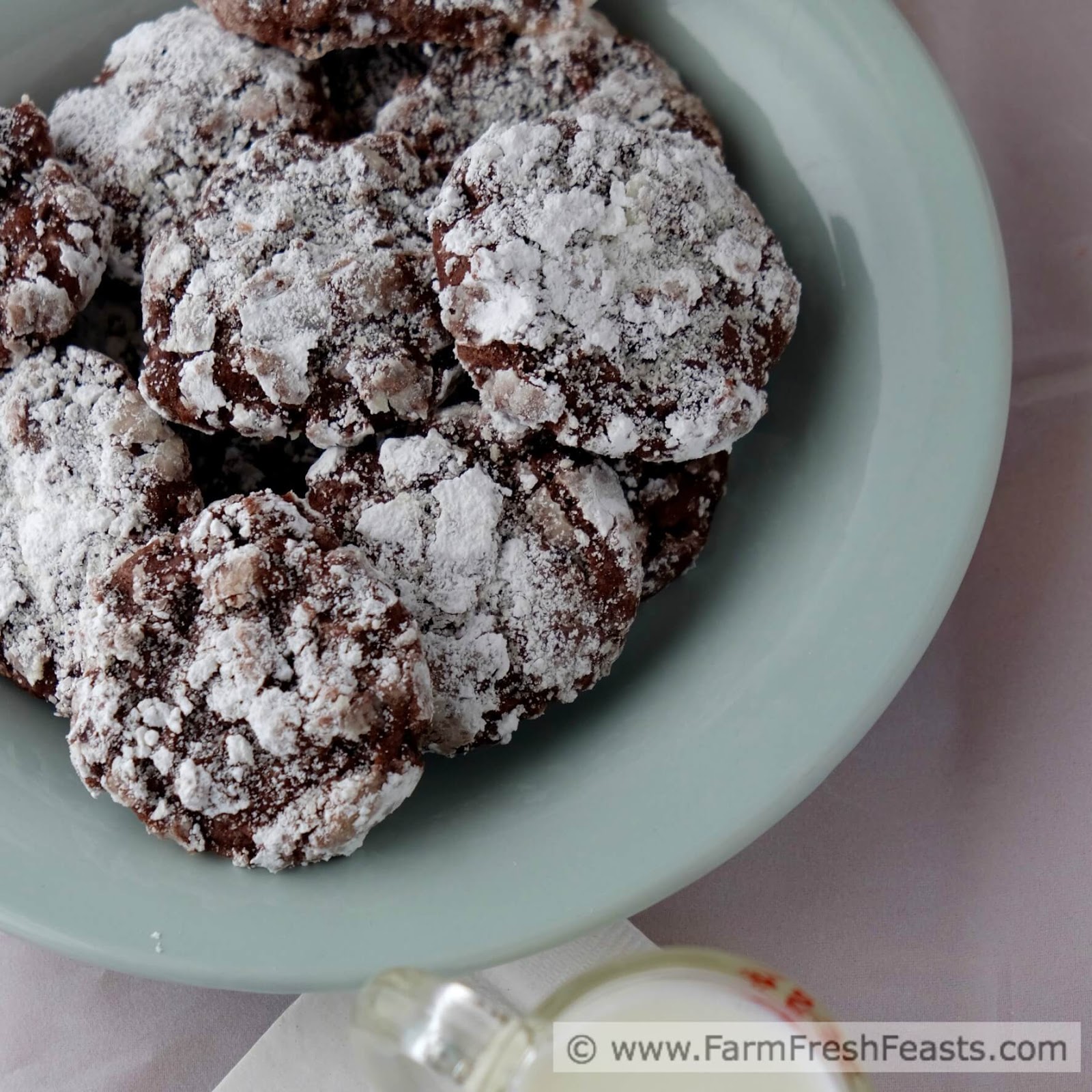 Farm Fresh Feasts Chocolate Beet Crinkle Cookies Choctoberfest
