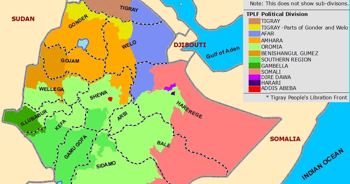 Ethiopian Situations - What God Despises : Political Divisions of Ethiopia