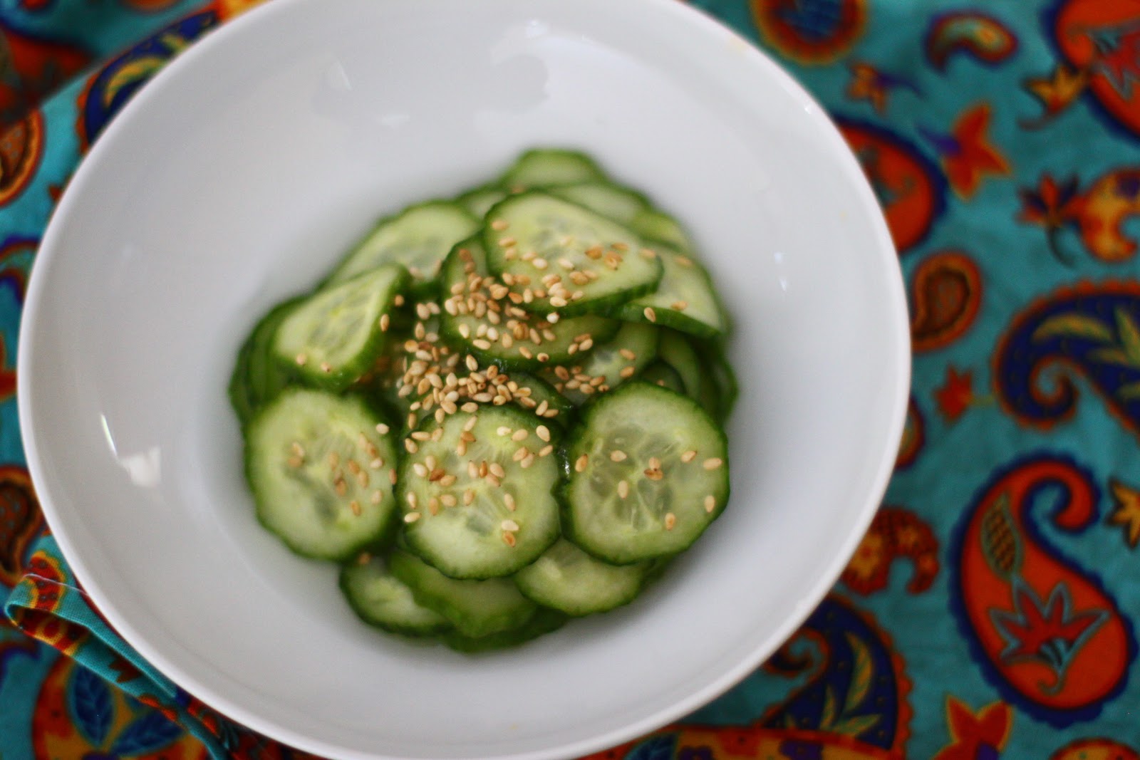 Simply June: Quick Pickle Japanese Cucumber Salad