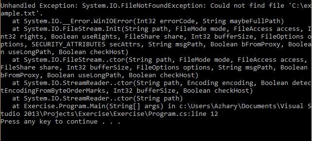 Исключение FILENOTFOUNDEXCEPTION. Int32. Внешнее исключение c0000006. Исключения c# exception картинка.