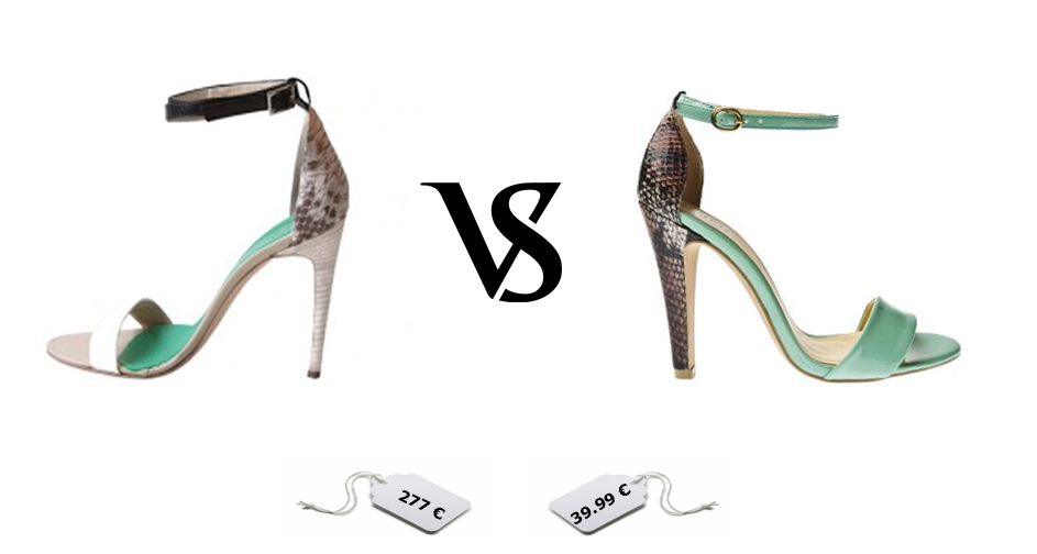 fashionaTINT: Ideal vs Great Deal (strappy sandals)