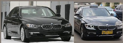 BMW Seri 3 menjadi Taksi
