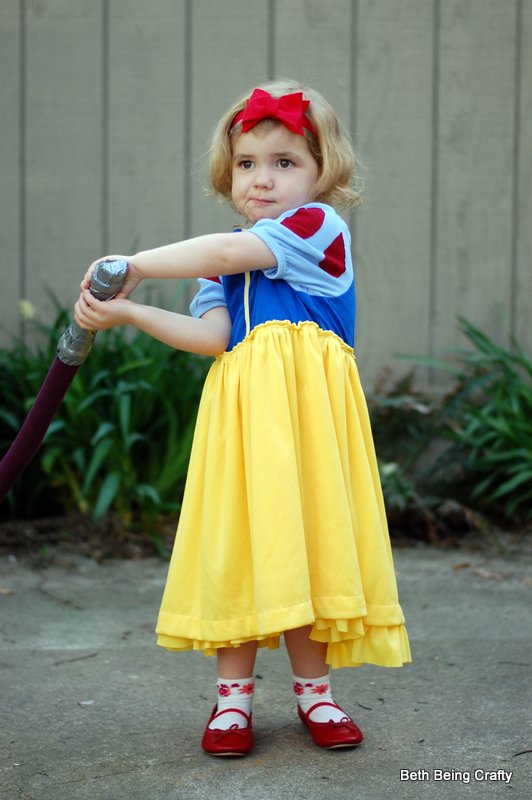 Beth Being Crafty: Rags to Riches: An Upcycled Snow White Costume