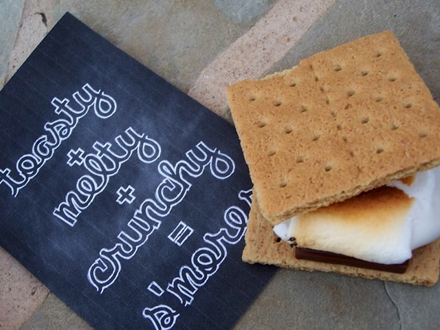 summer s'mores and printables