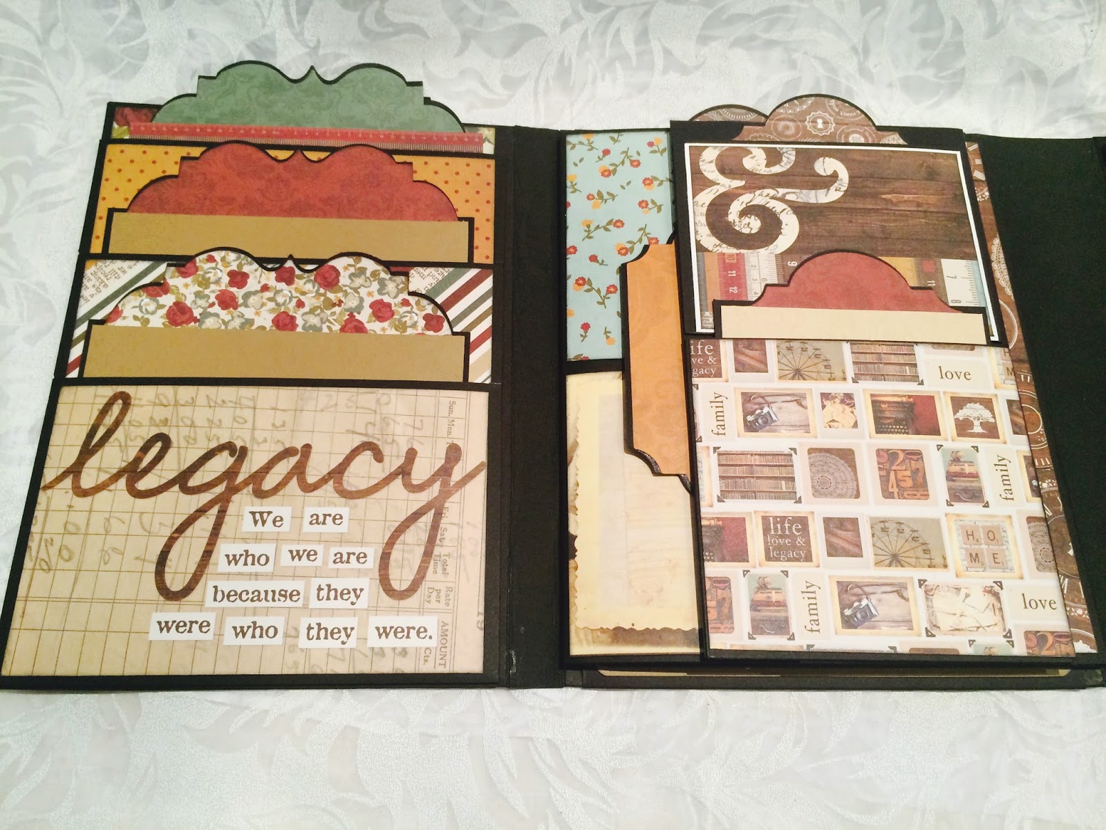 Crafting Passions Legacy Family Scrapbook
