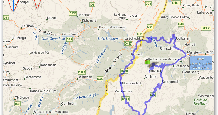Sporttagebuch: Über die Route de Cretes Sporttagebuch: Über die Route de Cretes