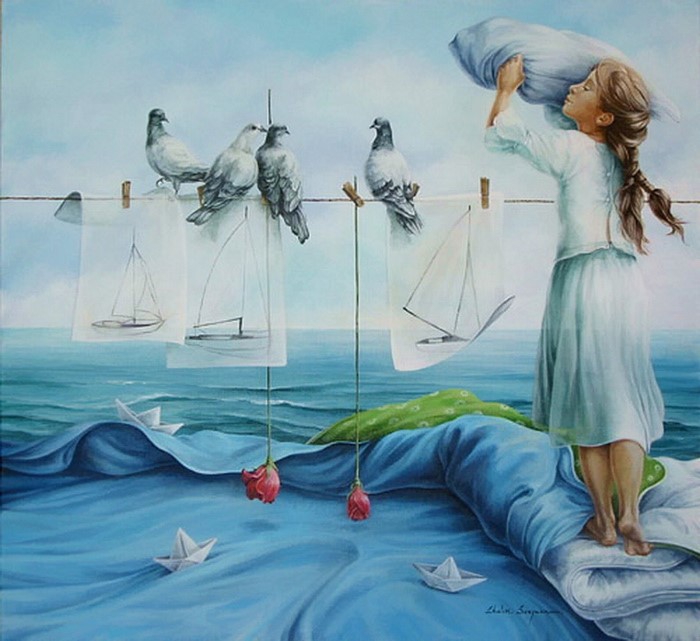 Chelin Sanjuan Испанский художник. Chelin Sanjuan