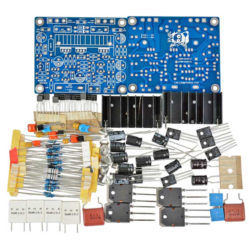 Diy Kit MX50 SE 2x100W Dual Channels Audio Power Amplifiers Board Kits