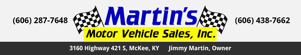 Martin's Motor Vehicle Sales, Inc.