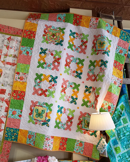 All a Flutter Quilt Free Pattern designed by Karla Dornacher Designs