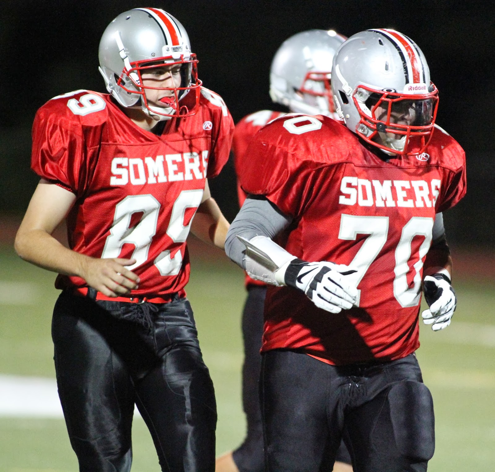 The Somers Record Somers varsity football team cruises to win