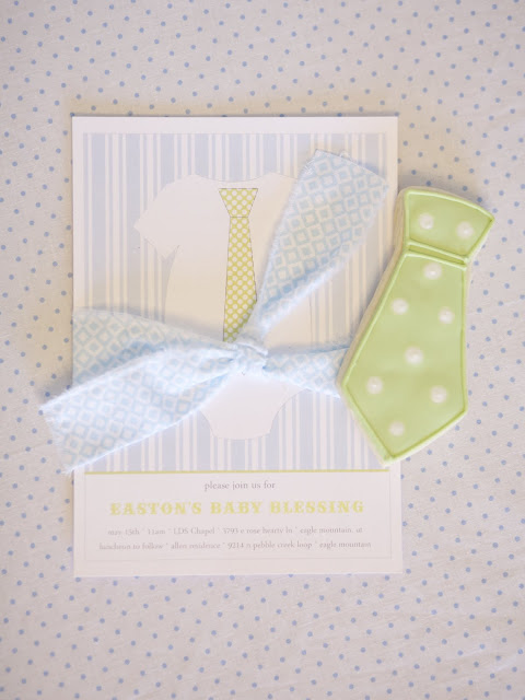 Kara s Party Ideas Little Guy In A Tie Baby Blessing Party  - 35