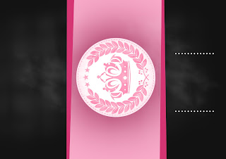 Corona Rosada en Shabby Chic: Invitaciones para Imprimir Gratis. Corona Rosada en Shabby Chic: Invitaciones para Imprimir Gratis.
