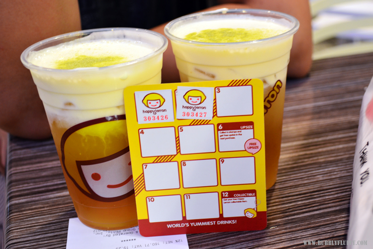 Happy Lemon’s Stamp Collection Loyalty Card