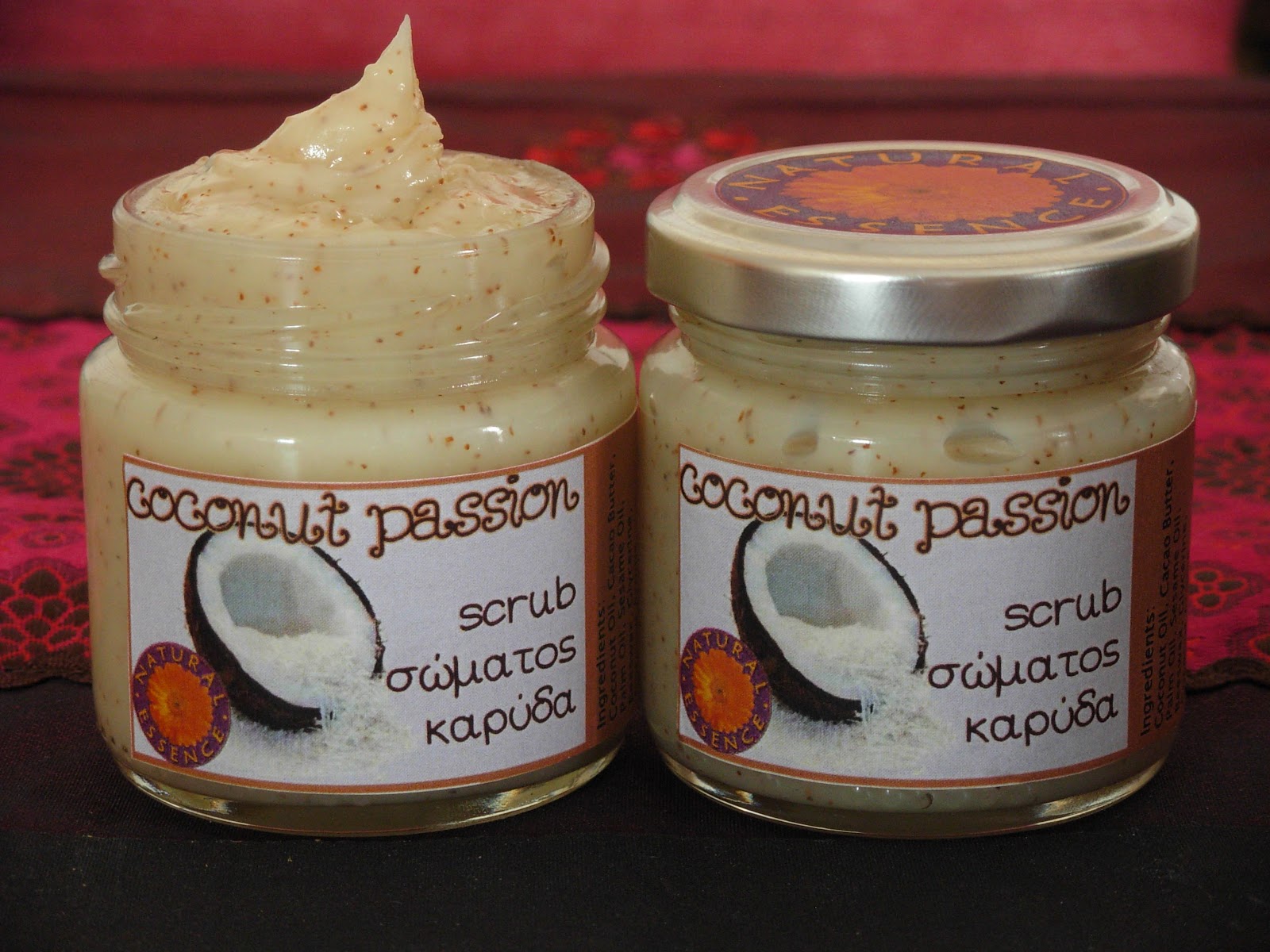 Φυτικά Καλλυντικά Natural Essence Body Scrub Καρύδα