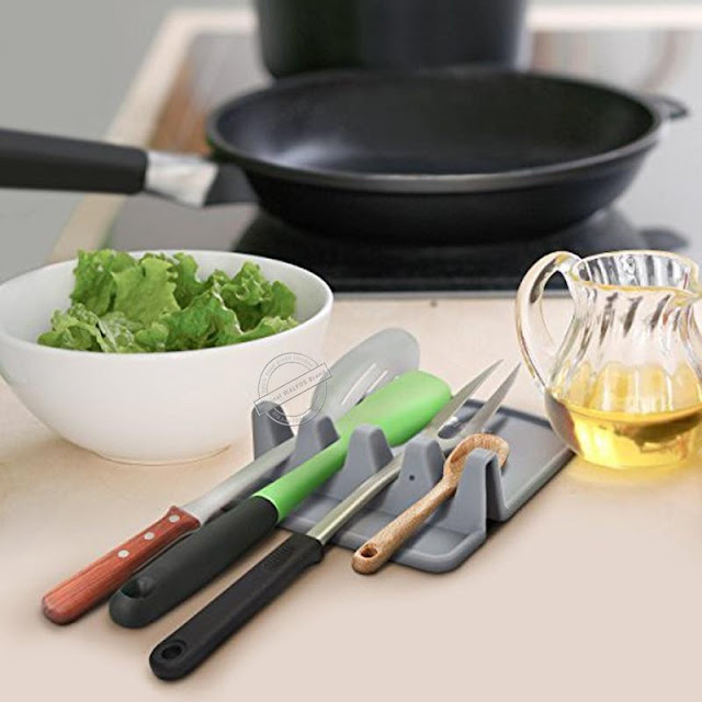 Heat Resistant Silicon Kitchen Utensil Holder