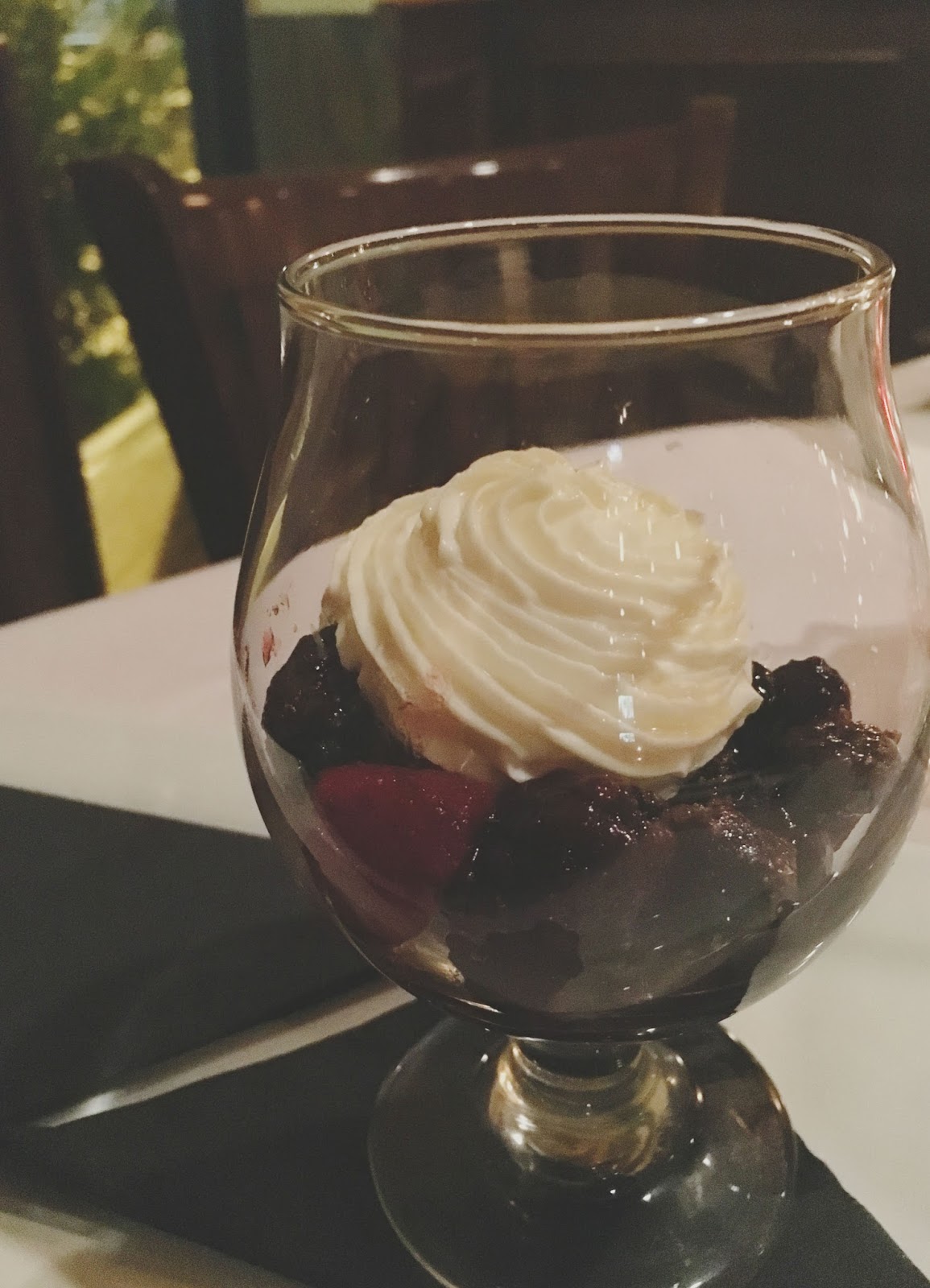 berries and cream at The Union Kitchen, a restaurant in Houston