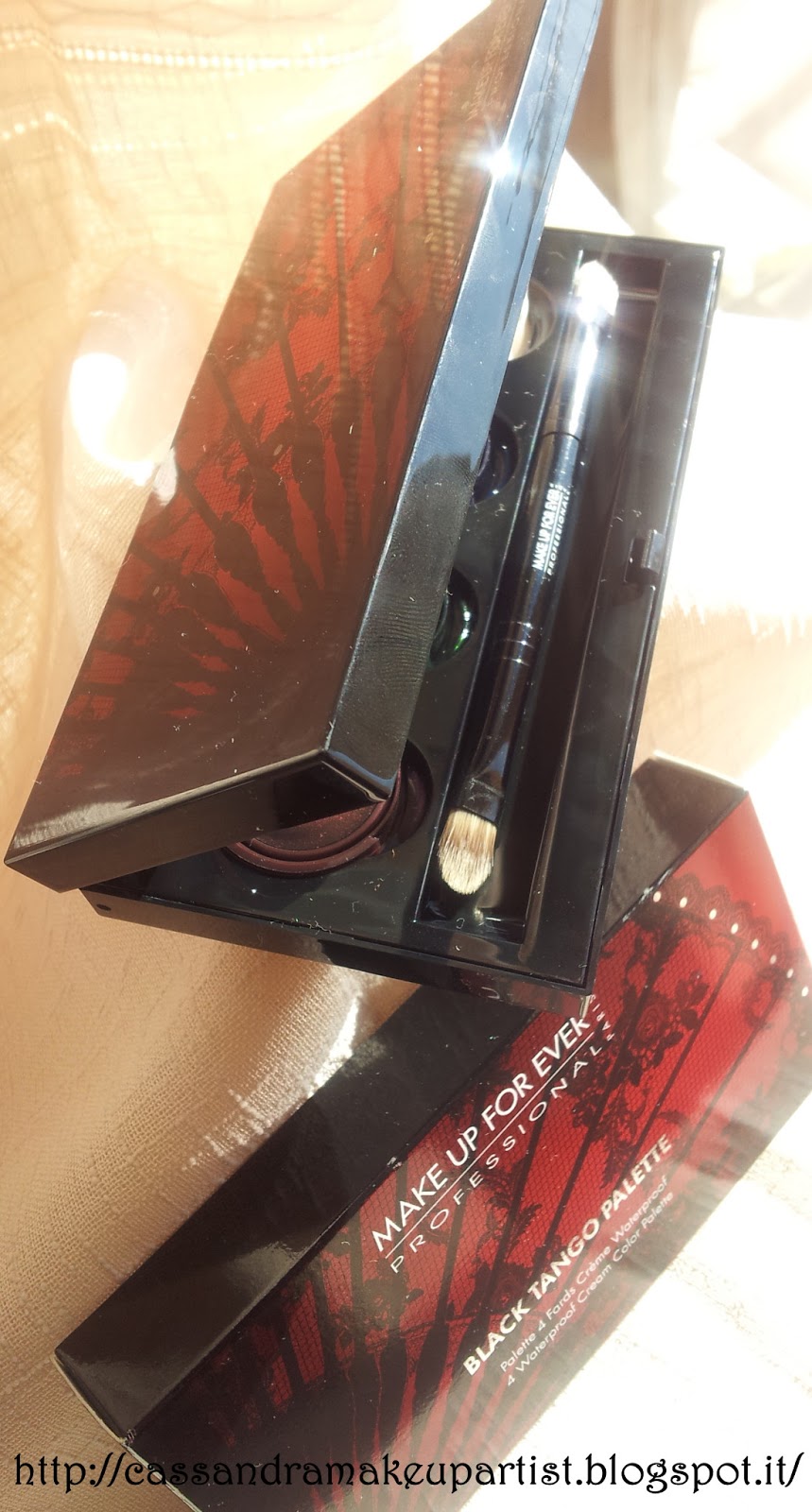 Cassandra Make Up Artist BLACK TANGO PALETTE Make Up For Ever