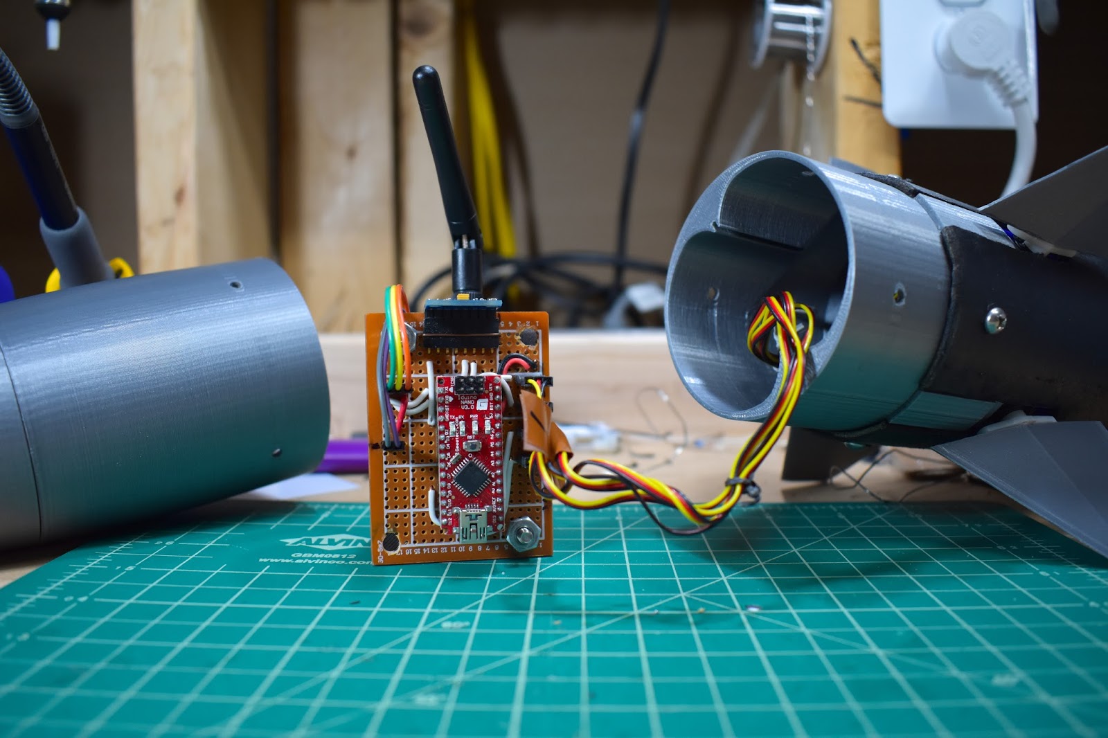 TMinusArduino Q1 2017 Rocket active stabilization system update